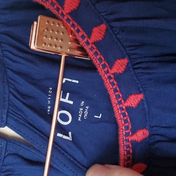 Loft jersey tank with embroidered neck - Picture 3 of 8